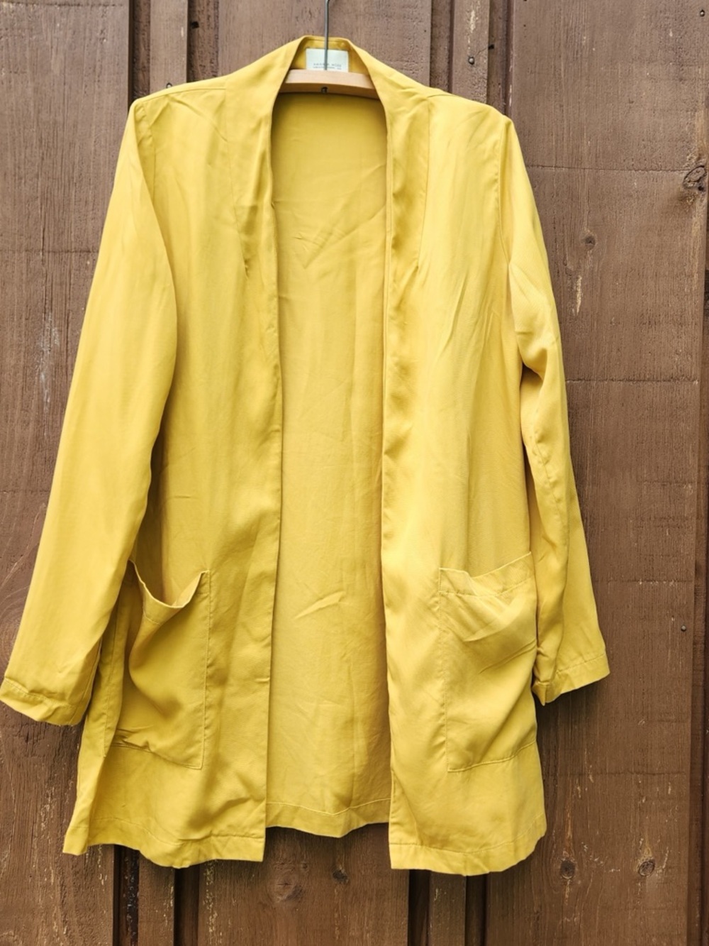 Amanda Moss Mustard Yellow Women's Blazer Jacket
